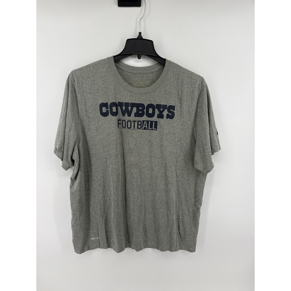 Nike Men’s Gray Dallas Cowboys Football T-Shirt Size 2XL
